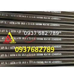 Thép ống phi 73x5.16mm( dày 5.16mmlyli)ASTM A106/API5L/A53/X52/SCH40/SCH80